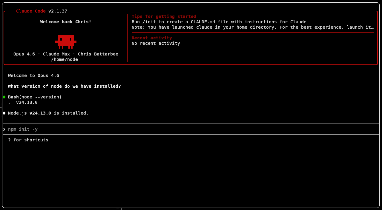 Claude Code running on Kubernetes