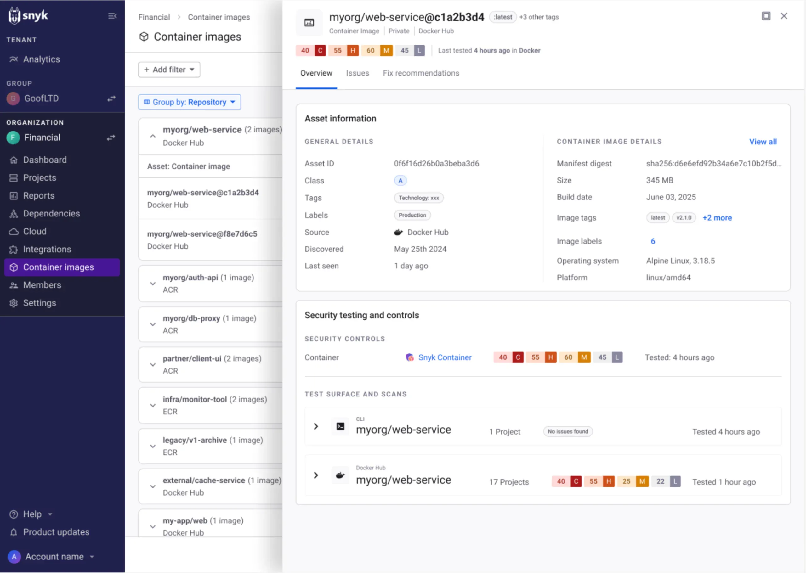 Snyk Security Scanning